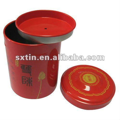 Tinplate round tea